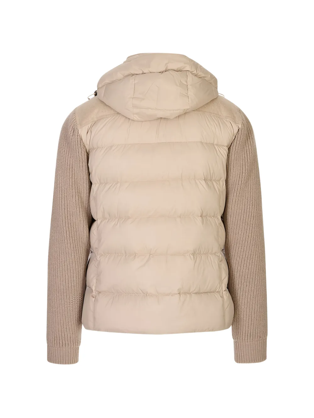 Moorer Gewatteerd jack met capuchon Beige