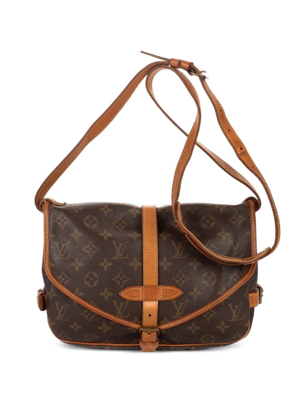 Louis Vuitton Pre-Owned 25 Saumur shoulder bag - Marrone