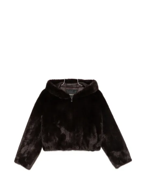 PINKO faux-fur hooded jacket