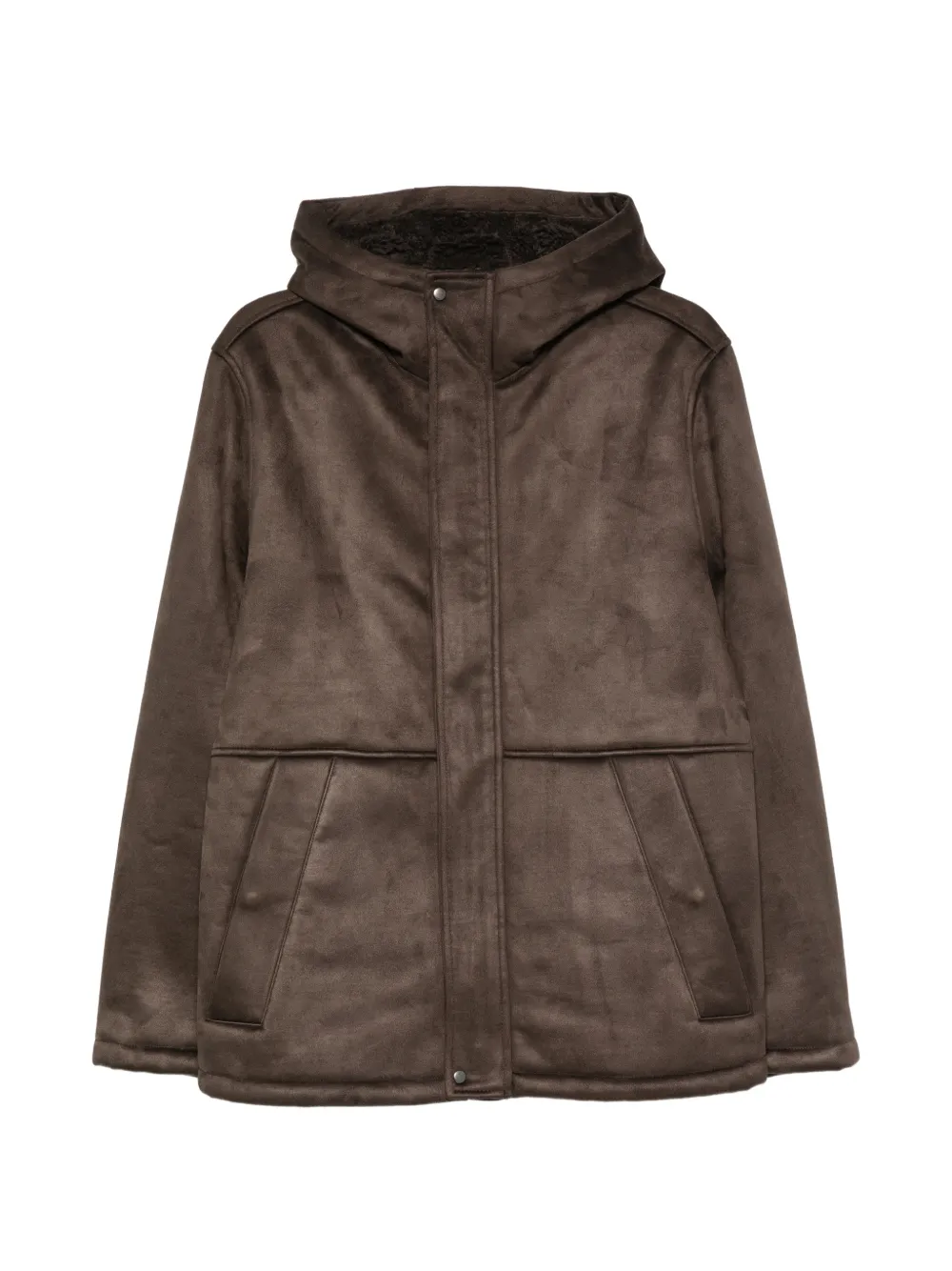 Daniele Alessandrini hooded faux-shearling jacket Bruin