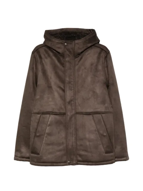 Daniele Alessandrini hooded faux-shearling jacket