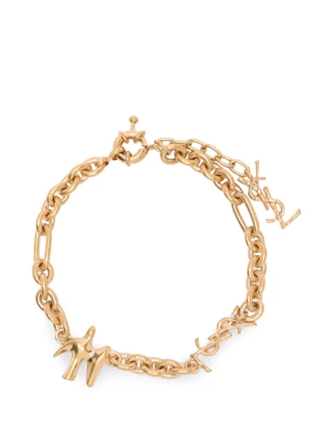 Saint Laurent Cassandre chain bracelet