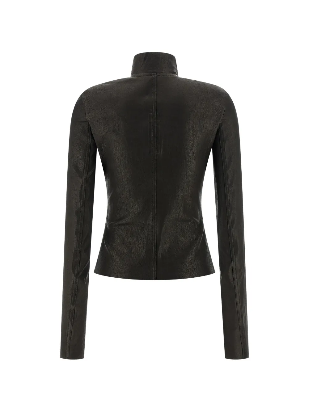 Rick Owens Tower Gary JKT jack met asymmetrische rits Zwart