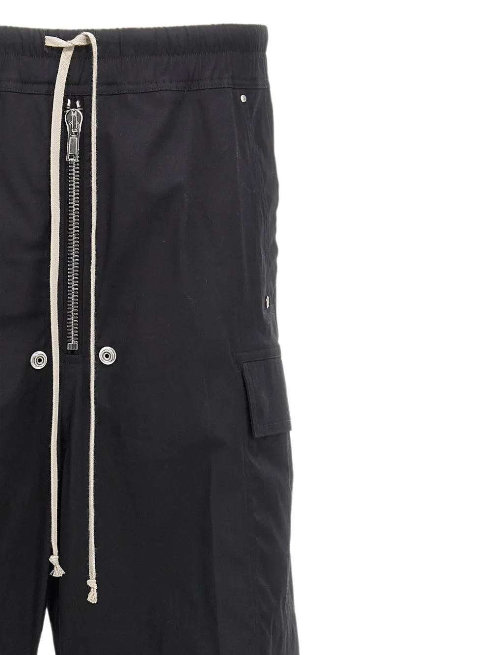 Rick Owens Cargobelas cargo broek met trekkoord Zwart