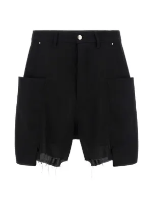 Rick Owens DRKSHDW Geth Cutoffs Shorts | Black | FARFETCH