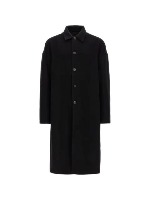 Rick Owens Tower Buttoned Brad coat