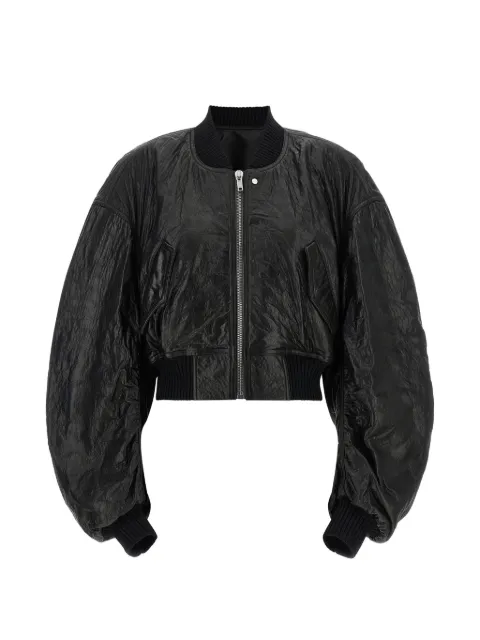 Rick Owens Tower Secchia Cropped Flight bomber jacket