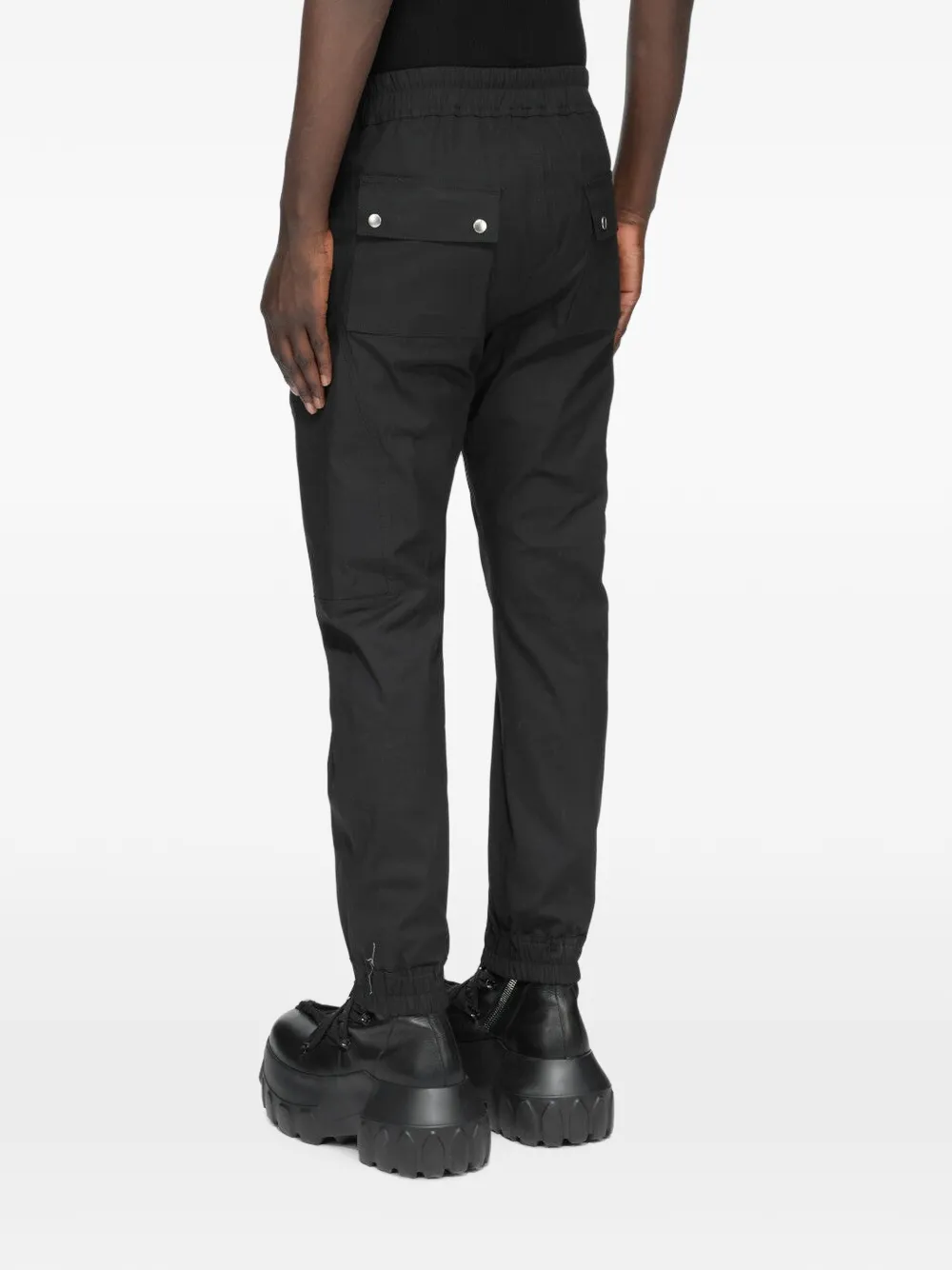 Rick Owens Heizer cargo broek met ritsdetail Zwart