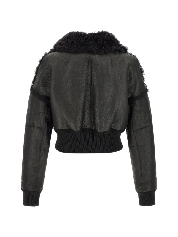 Rick Owens Flight Jkt クロップド ボンバージャケット | ブラック