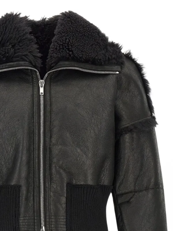 Rick Owens Flight Jkt クロップド ボンバージャケット | ブラック