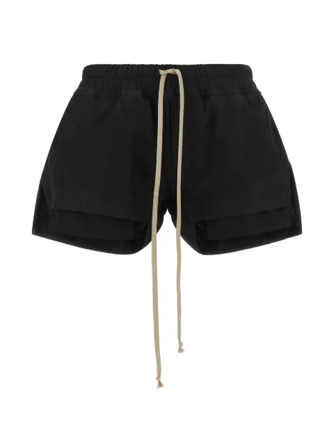Rick Owens Fog Boxers asymmetric shorts