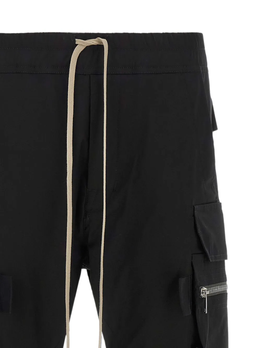 Rick Owens Tower Mastodon cargo broek met trekkoord Zwart
