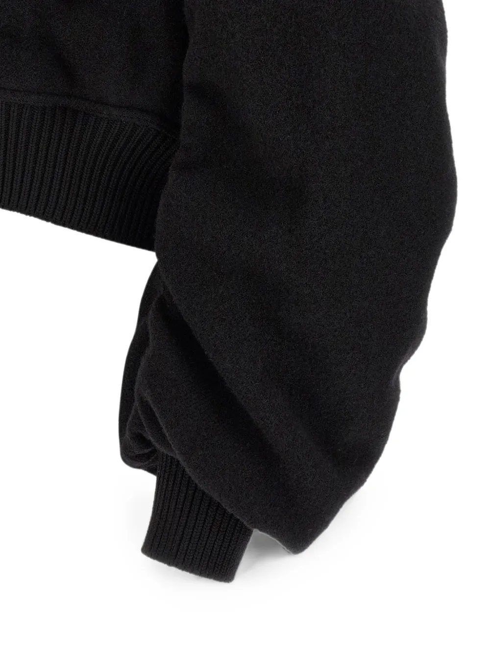 Rick Owens Secchia Flight wollen bomberjack Zwart