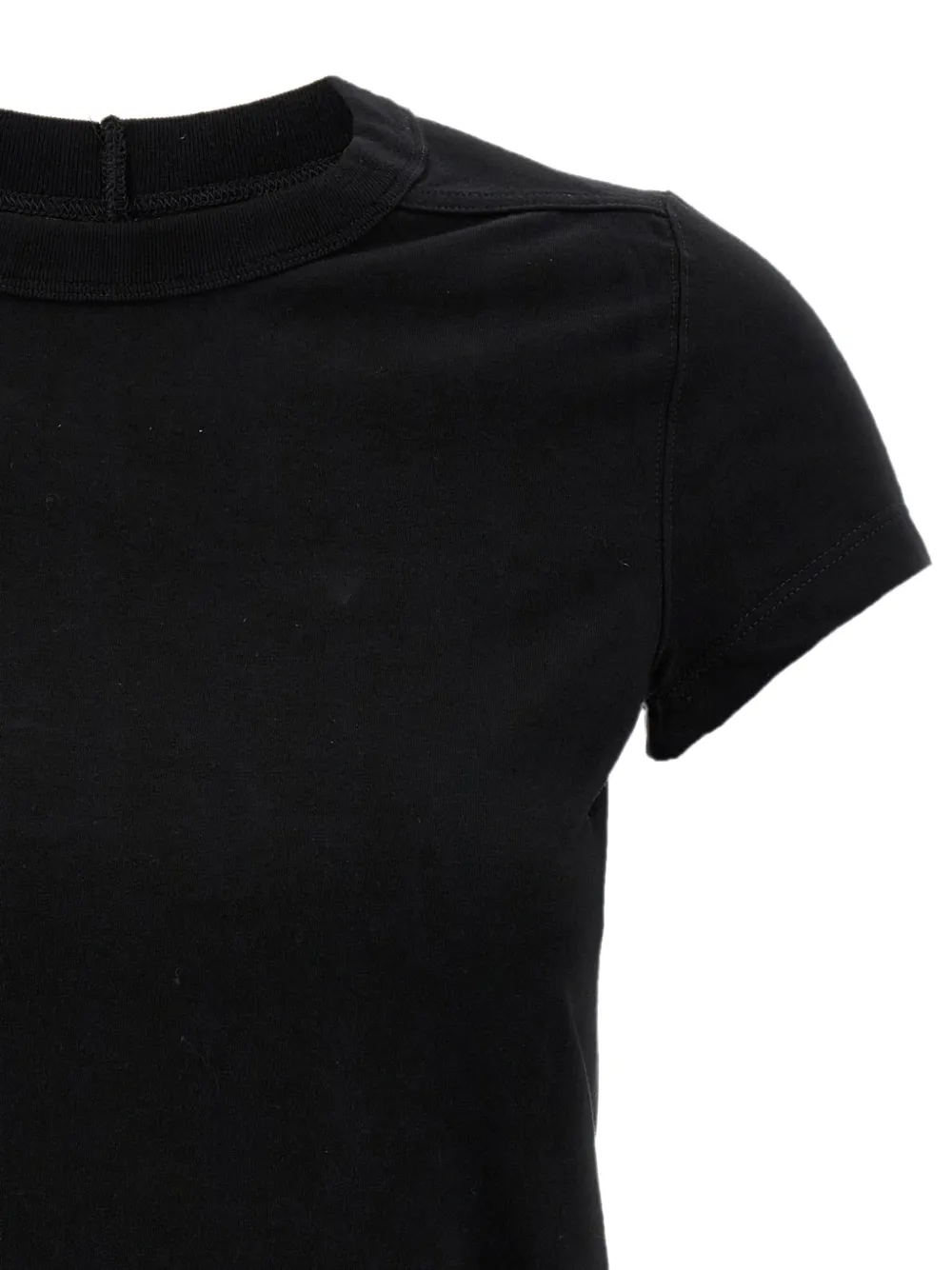 Rick Owens Cropped Level T-shirt Zwart