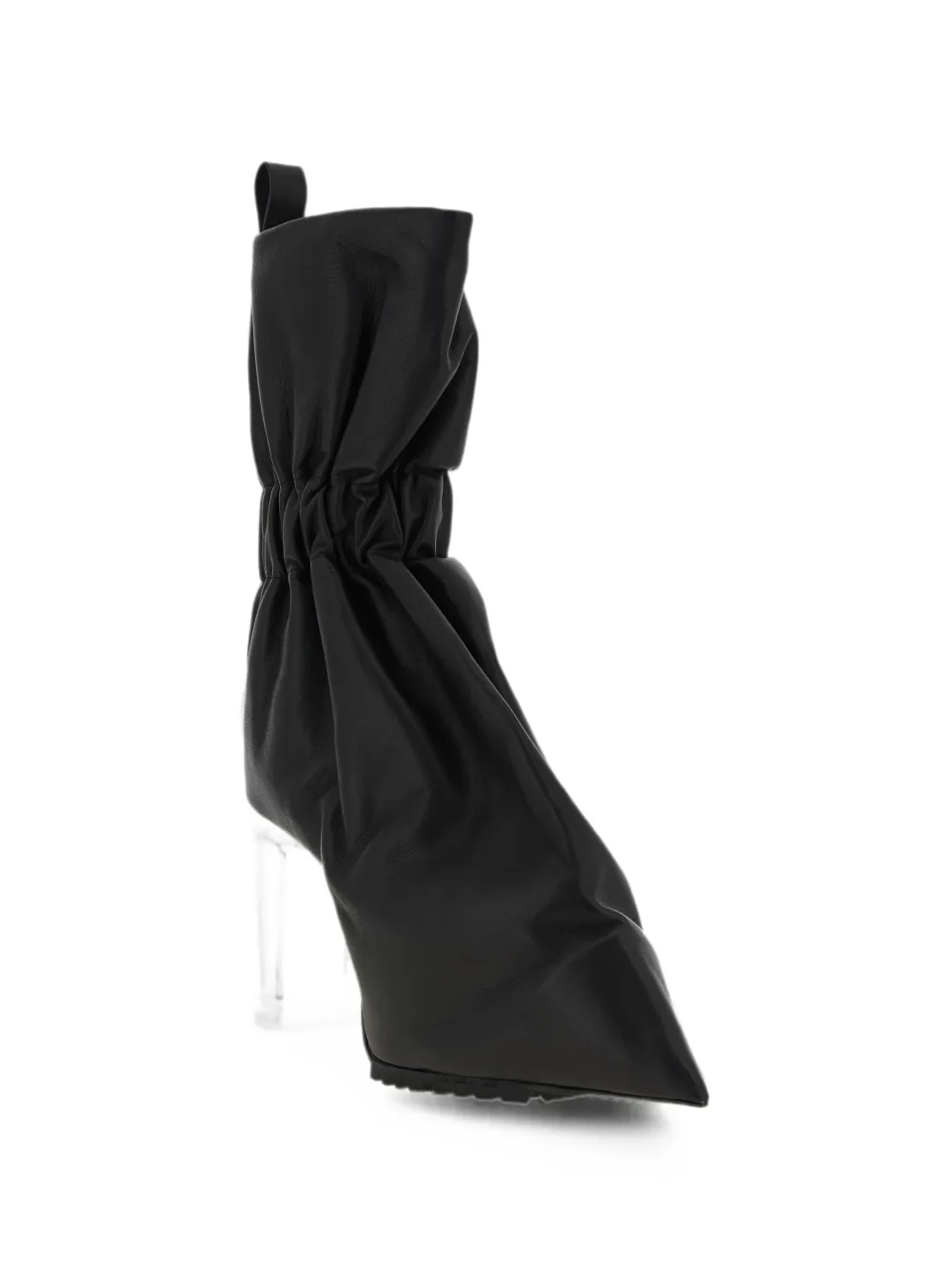 Rick Owens Pull On Cuffed Taquito ankle boots Zwart