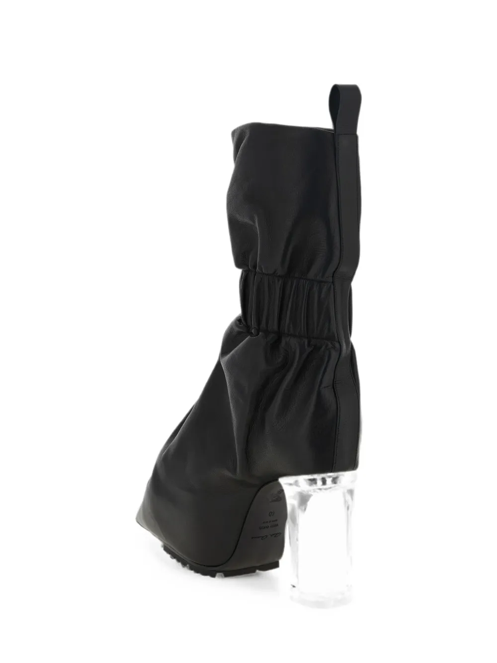 Rick Owens Pull On Cuffed Taquito ankle boots Zwart
