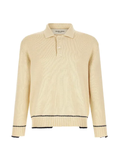 Golden Goose Rindley logo-print polo jumper