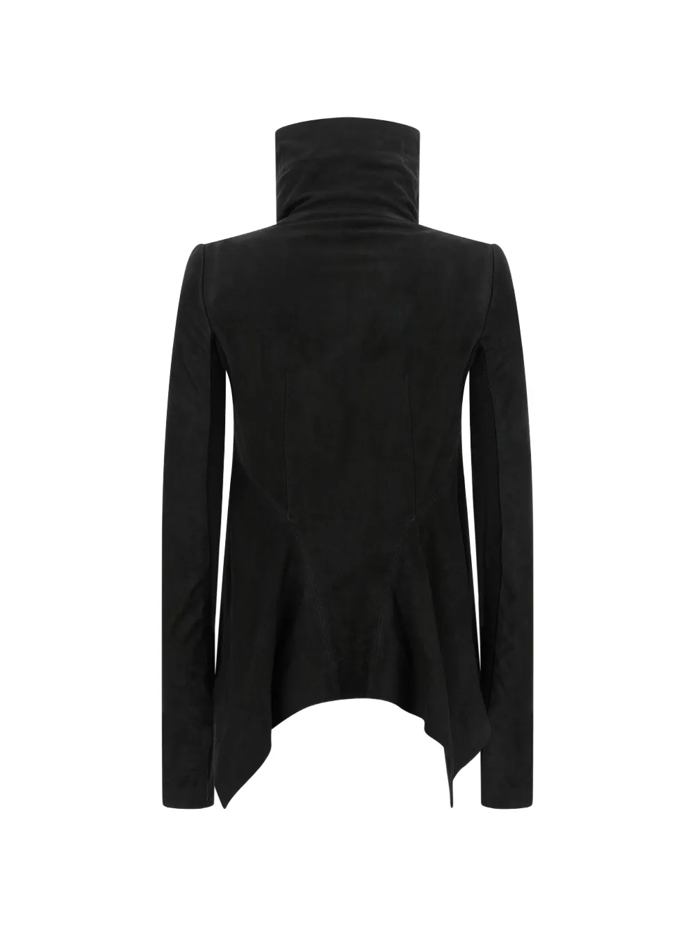 Rick Owens Naska leren bikerjack Zwart