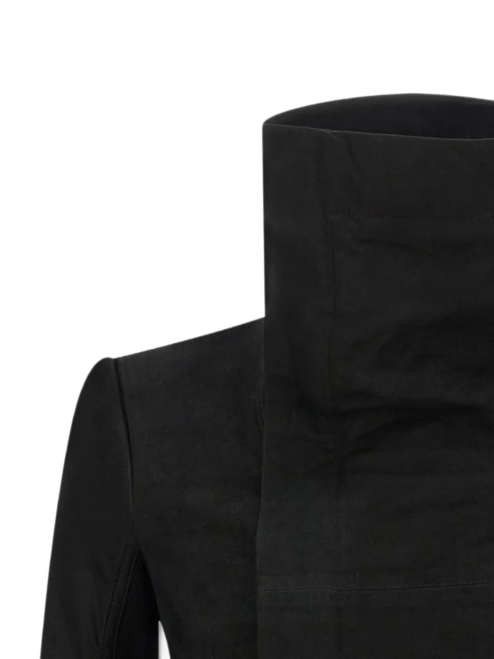 Rick Owens Naska leren bikerjack Zwart