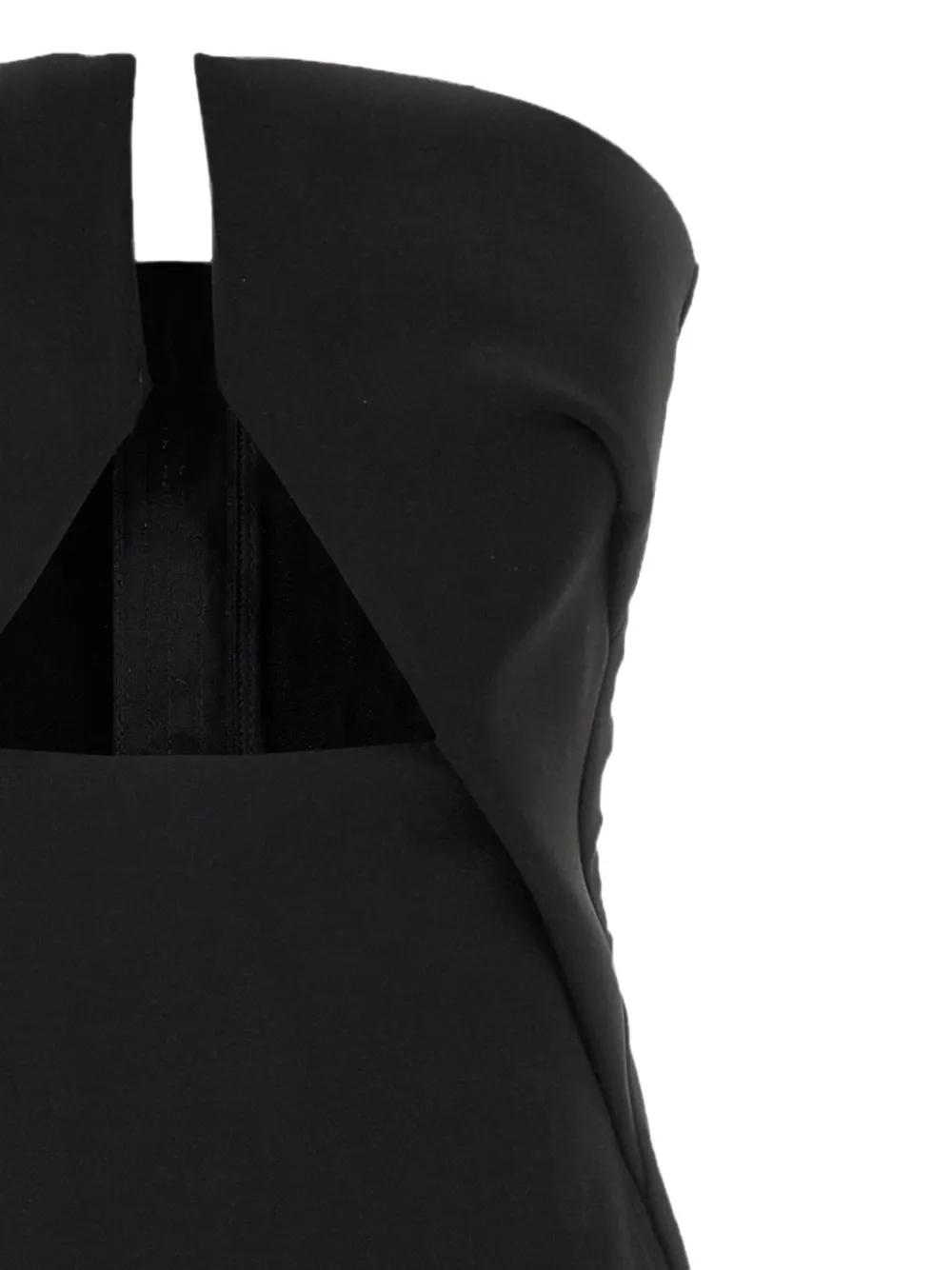 Rick Owens Prong Gown maxi-jurk met uitgesneden details Zwart