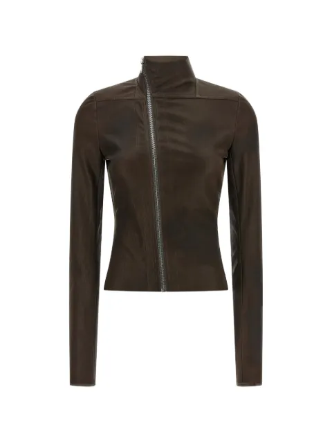 Rick Owens chaqueta Tower Gary JKT con cremallera asimétrica