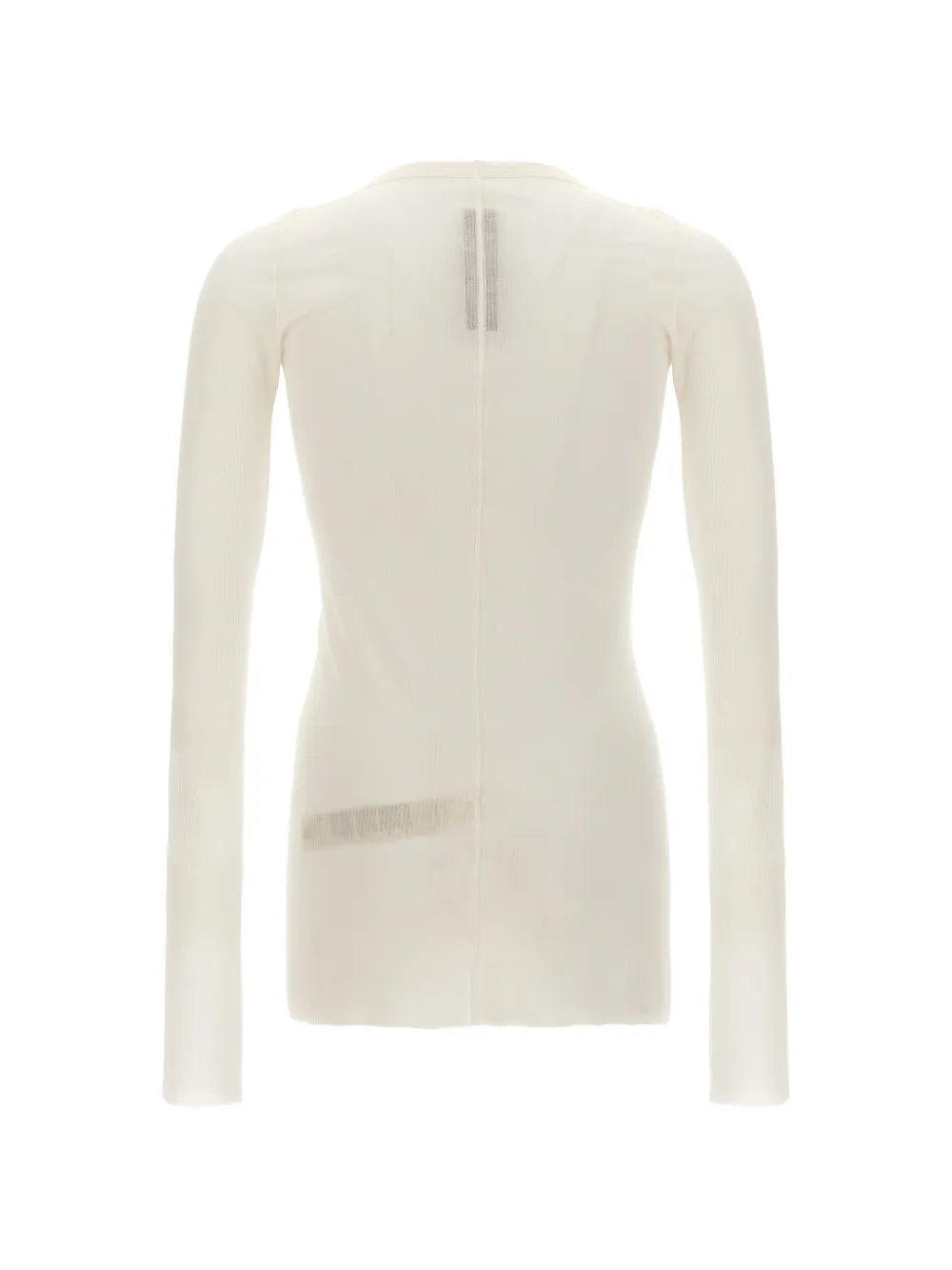Rick Owens Tower Rib LS T gerafeld T-shirt Beige