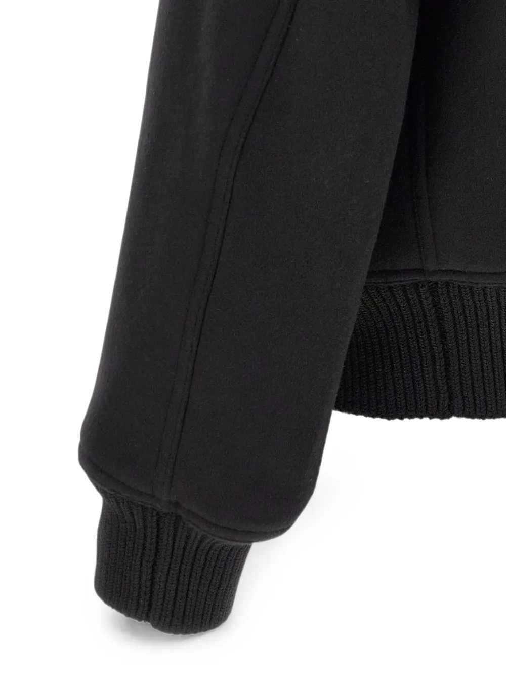 Rick Owens Dracuflight wollen bomberjack Zwart