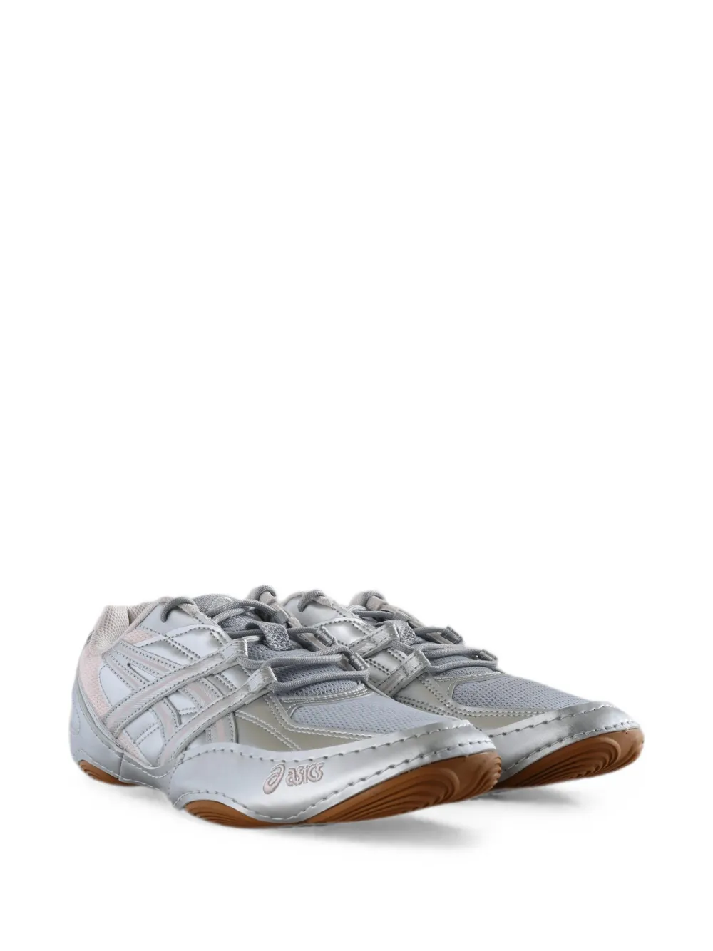 ASICS Hypersync sneakers met metalen afwerking en vlakken Zilver