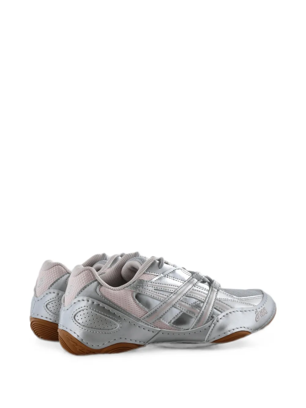 ASICS Hypersync sneakers met metalen afwerking en vlakken Zilver