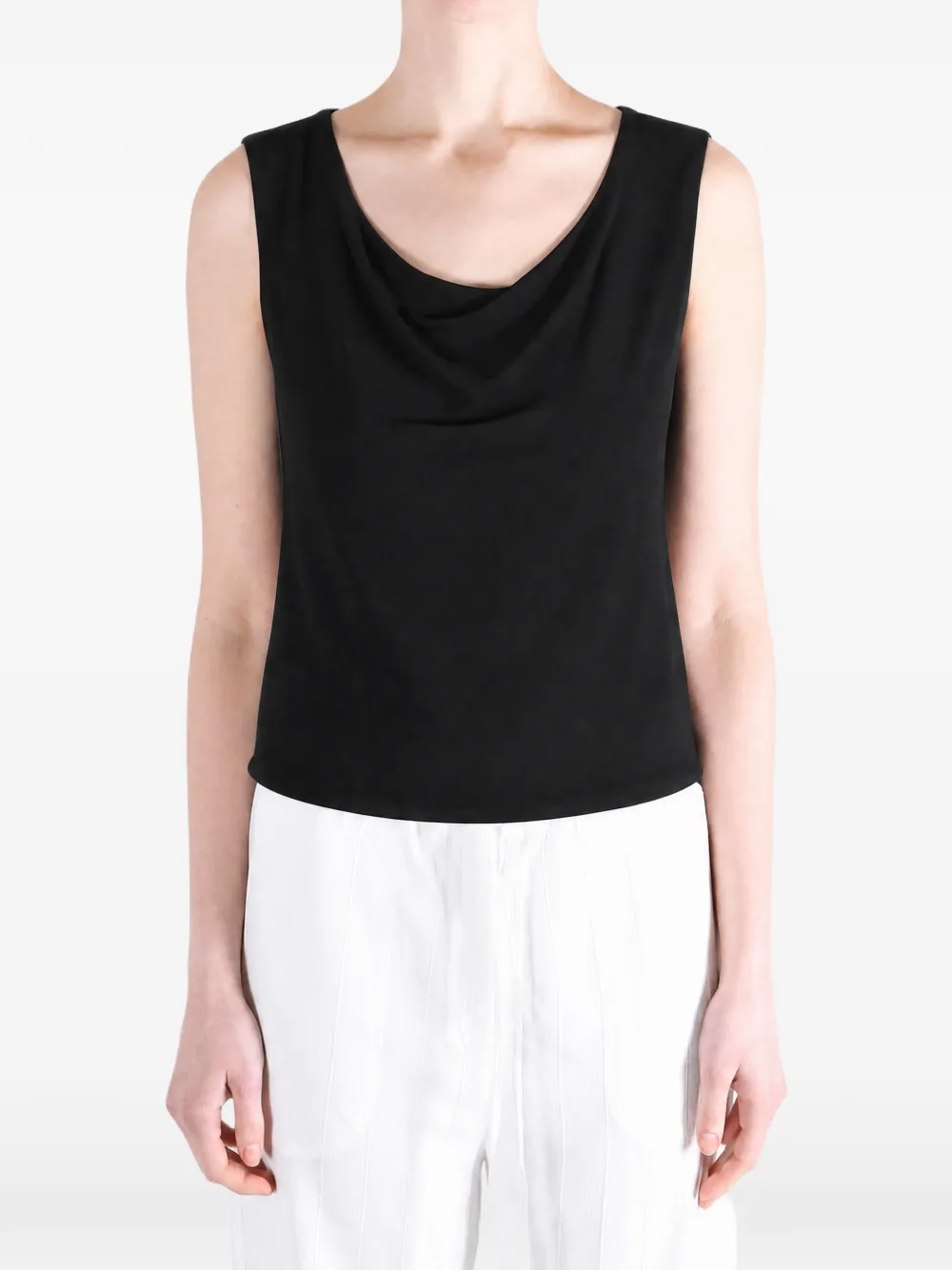 Alexander Wang Top met rits en ronde hals Zwart