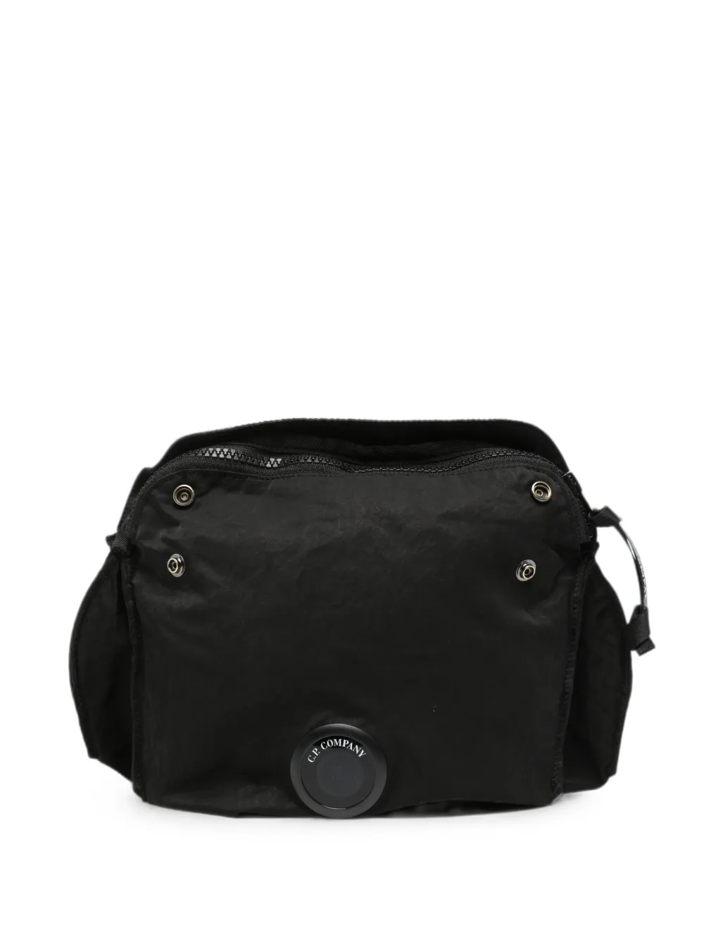 C.P. Company logo-patch belt bag - Nero