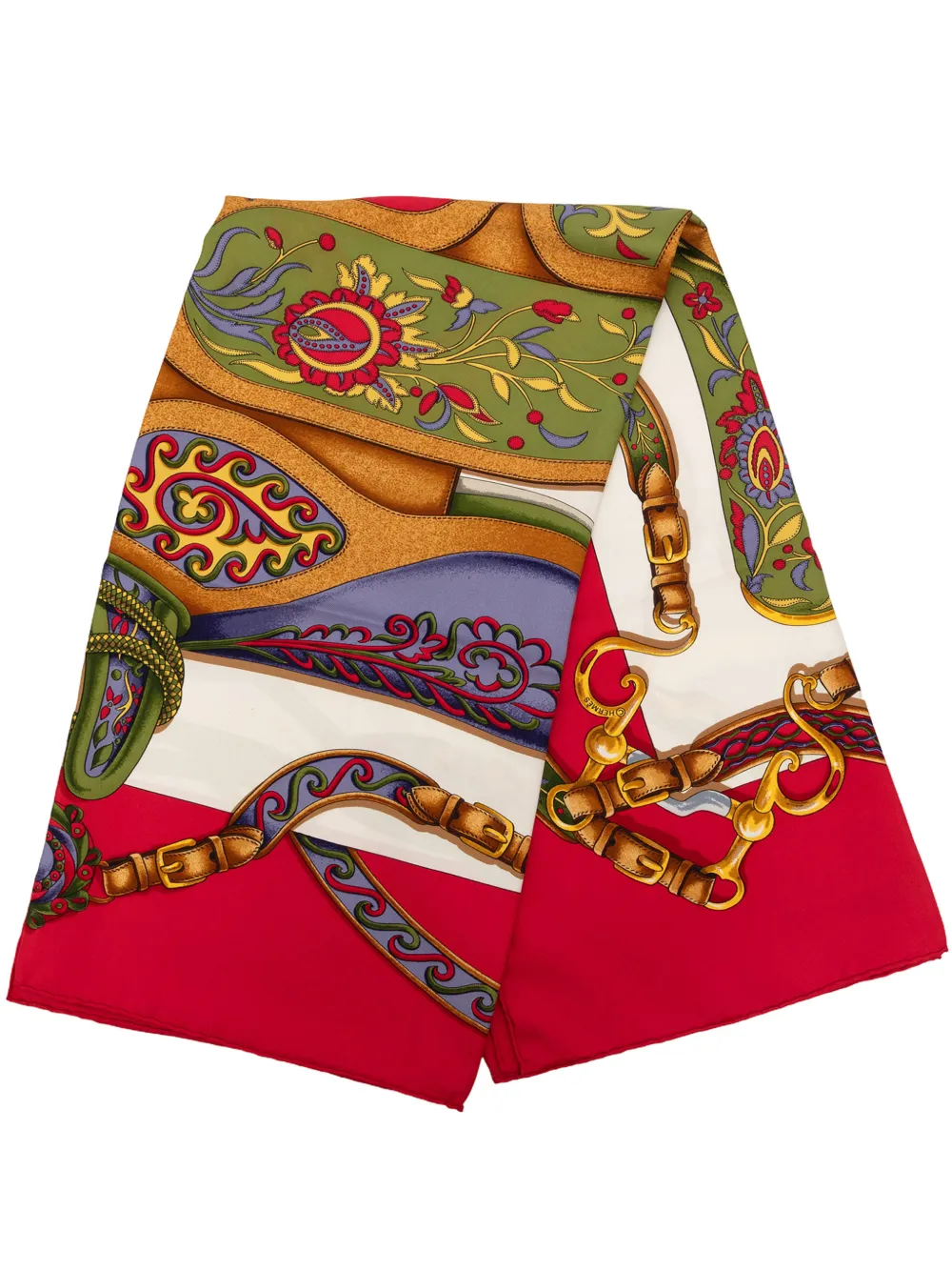Hermès Pre-Owned Foulard Festival des Amazones 90 1992-2013 - Rosso