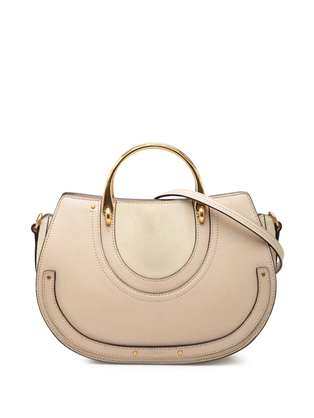 Chloé Pre-Owned Borsa a tracolla Pixie Signature media 2018 - Toni neutri