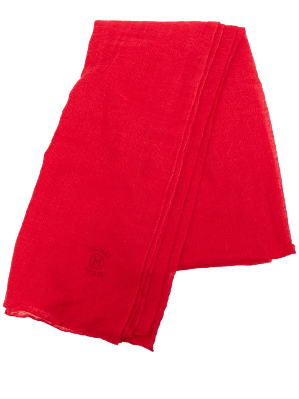 Hermès Pre-Owned Sciarpa 2018-2026 - Rosso