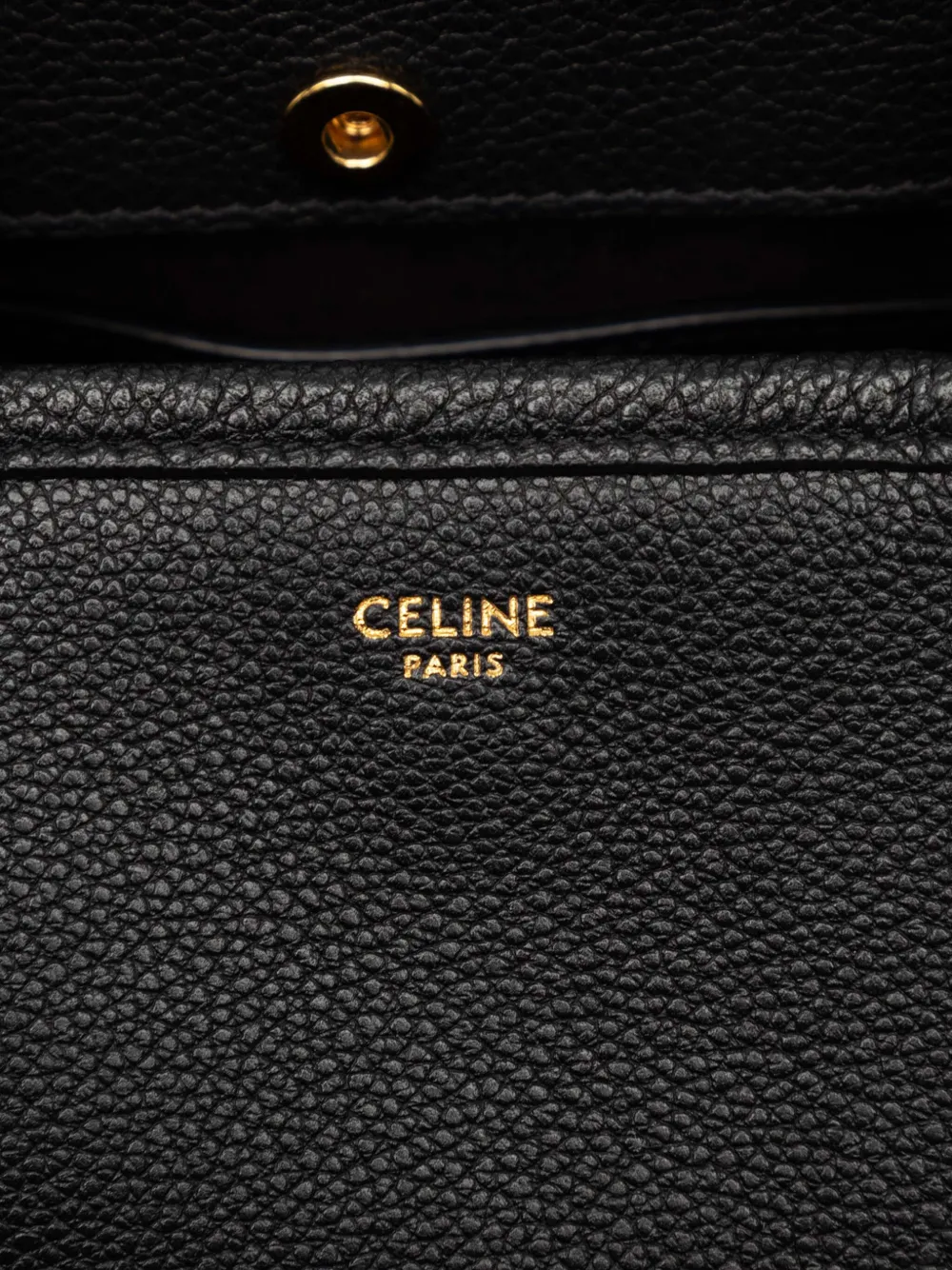 Celine Pre-Owned 2021 スモール グレインカーフ フォールド カバ