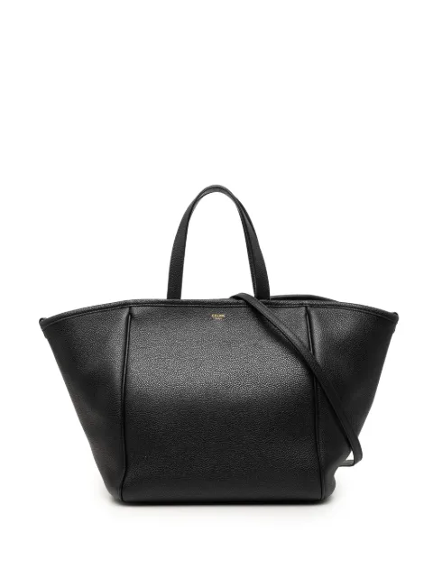 Celine Pre-Owned bolso satchel Folded Cabas pequeño de piel de becerro granulada 2021