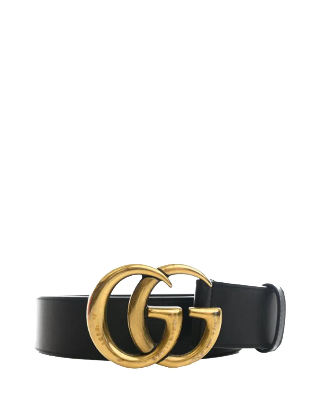 Gucci Pre-Owned Cintura GG Marmont 2016-2026 - Nero