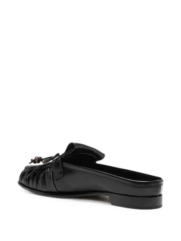 FENDI Leather Mules | Black | FARFETCH