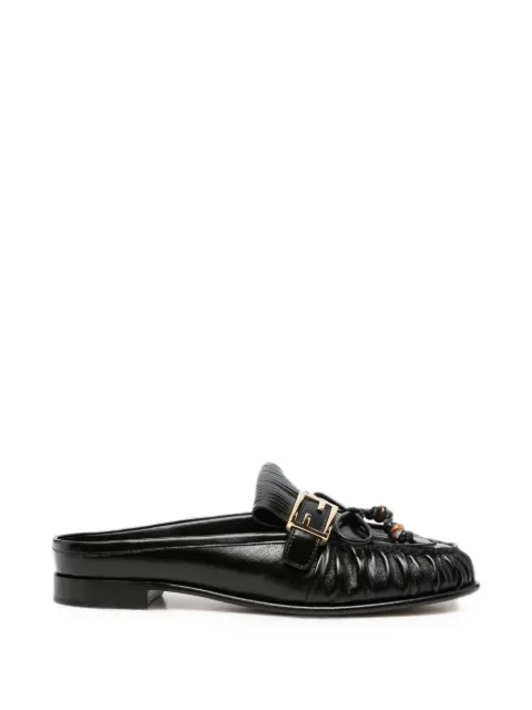 FENDI mules O'Lock con flecos