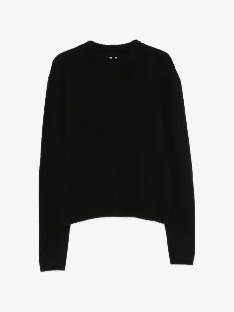 Rick Owens ribbed-trim sweater