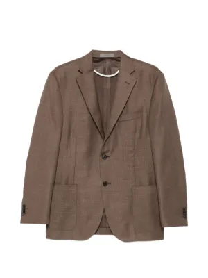 Corneliani チェック ジャケット | グレー | FARFETCH JP