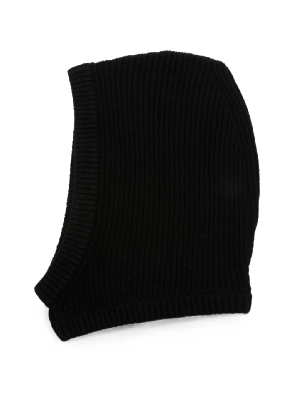Rick Owens ribbed-knit balaclava - Nero
