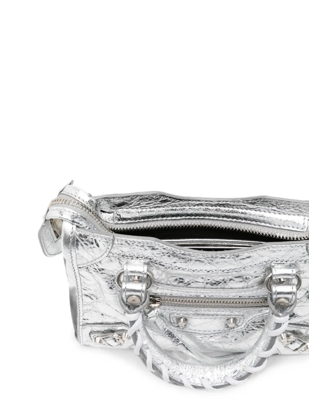 Balenciaga Leren schoudertas Zilver