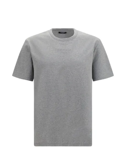 Balmain camiseta con parche del logo bordado