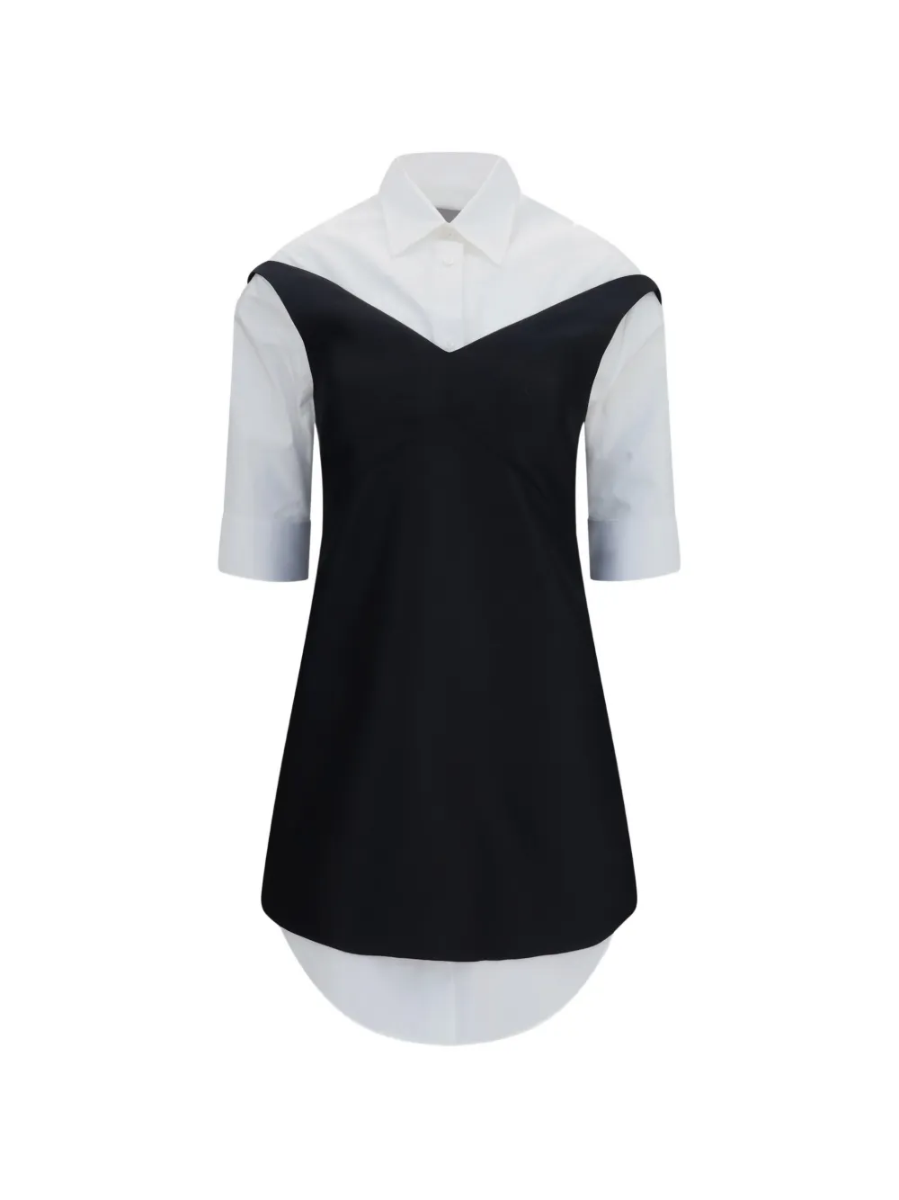 Balenciaga Hybrid shirt mini dress - Nero