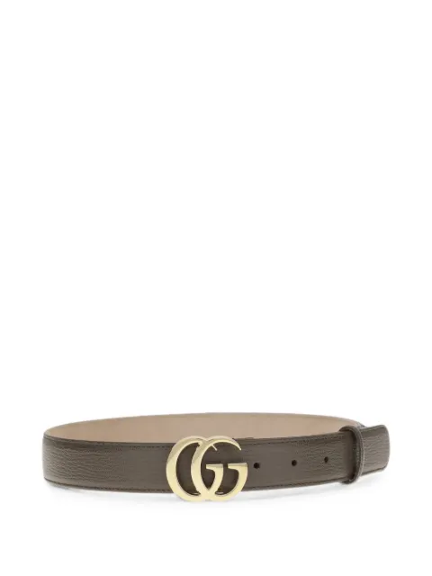 Gucci GG grained leather belt