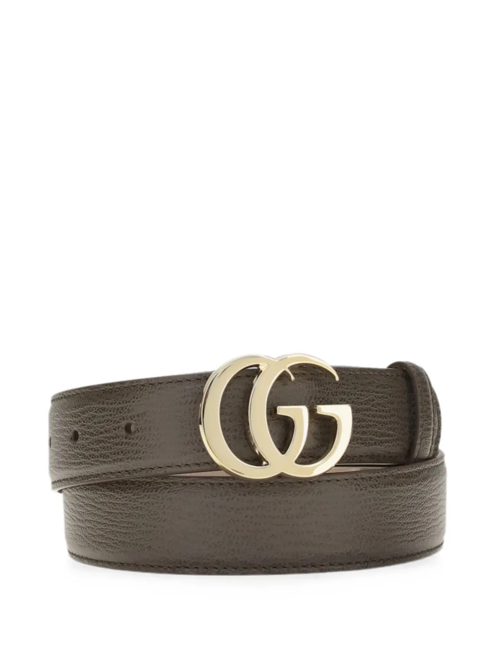 Gucci GG leren riem Bruin