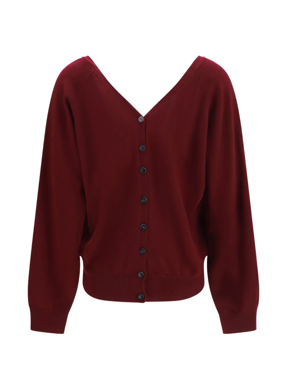 Lisa Yang Jiani vest met V-hals Rood