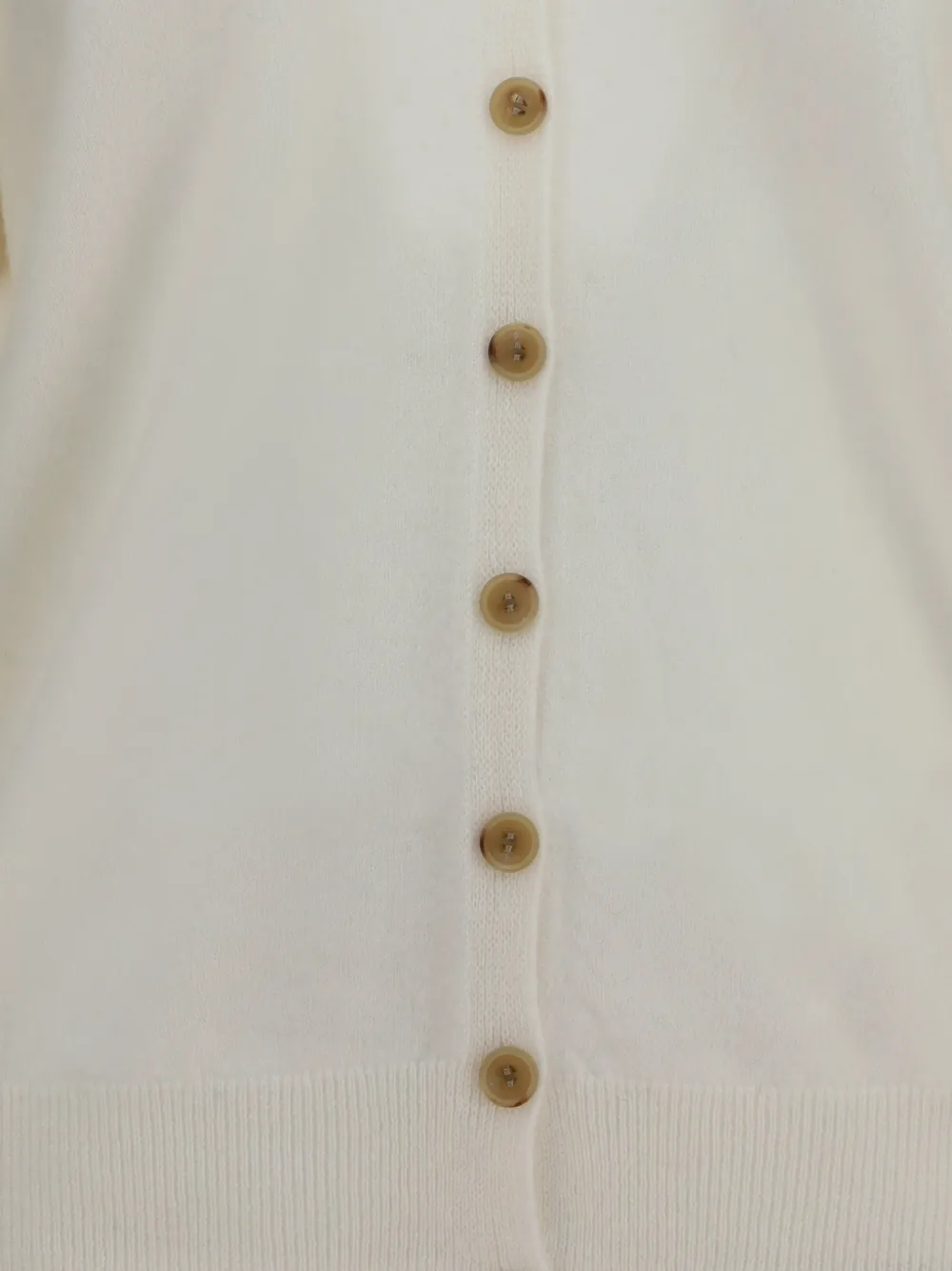 Lisa Yang Jiani vest met V-hals Wit