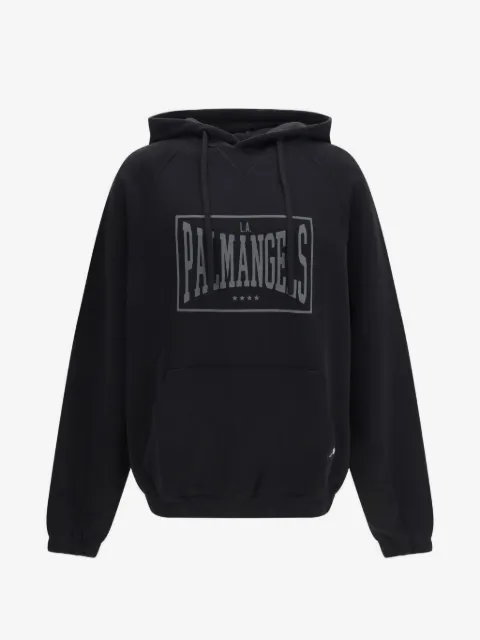 Palm Angels hoodie holgada con logo estampado